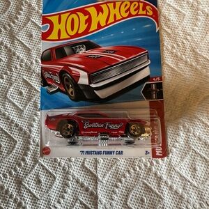 Hot Wheels Red '71 Mustang Funny Car